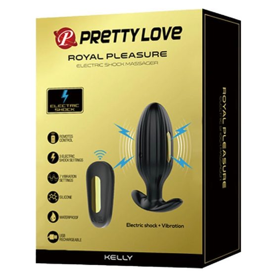 Pretty Love Kelly anál vibrátor, elektrostimulációval, távirányítóval