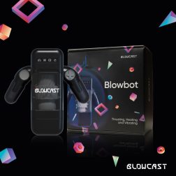   Blowcast Blowbot maszturbátor, fel-le mozgással, vibrációval, melegítő funkcióval
