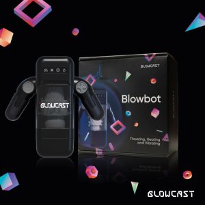 Blowcast Blowbot maszturbátor, fel-le mozgással, vibrációval, melegítő funkcióval