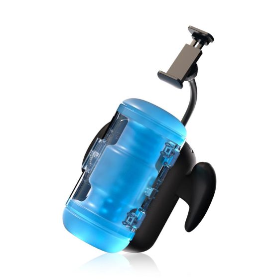 Blowcast Wingman Pro maszturbátor, fel-le mozgással, vibrációval, melegítő funkcióval