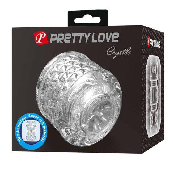 Pretty Love Crystle maszturbátor (áttetsző)