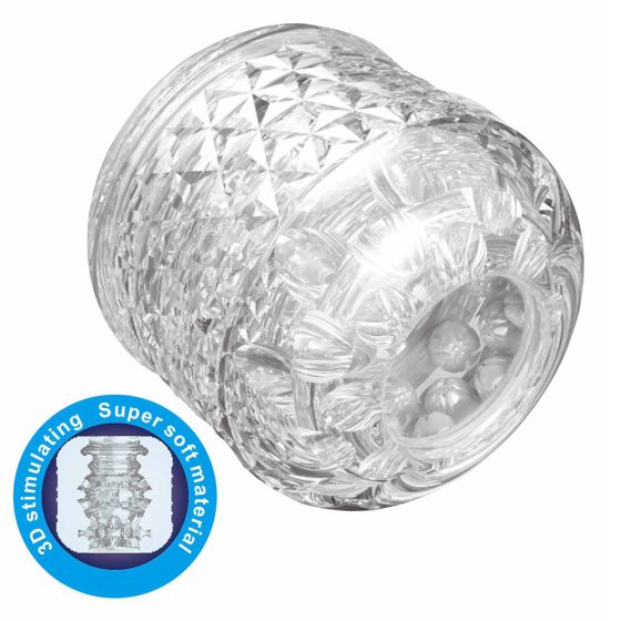 Pretty Love Cary maszturbátor (áttetsző)