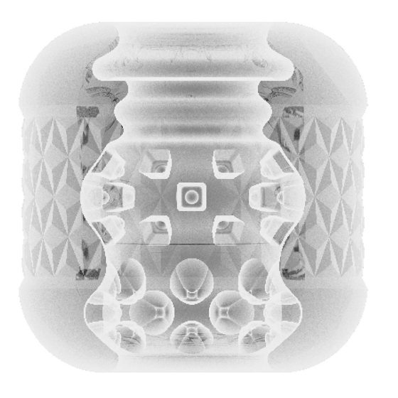 Pretty Love Cary maszturbátor (áttetsző)