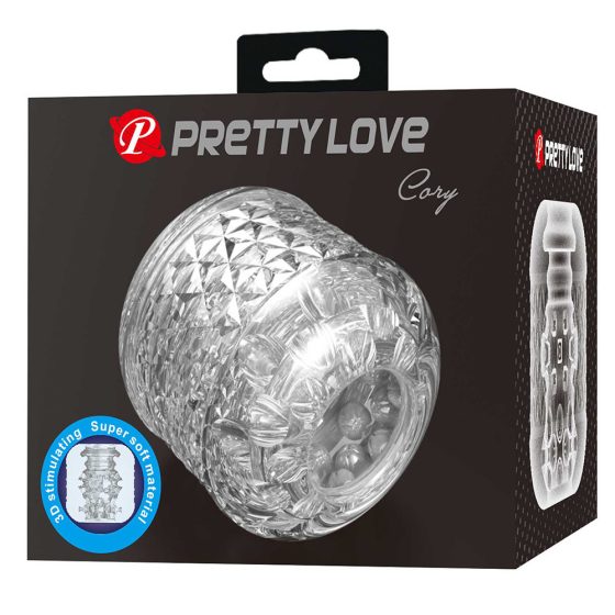 Pretty Love Cary maszturbátor (áttetsző)