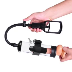   Boost PSX06 kétujjas péniszpumpa, vibrációval (áttetsző)