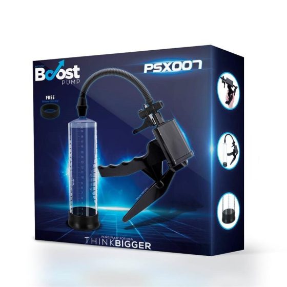 Boost PSX007 pisztoly típusú péniszpumpa (áttetsző)