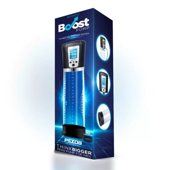 Boost PSX08 automatikus, akkumulátoros péniszpumpa LCD kijelzővel