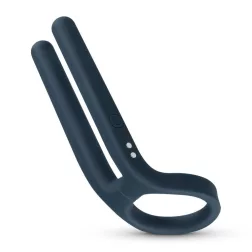 Boners – péniszgyűrű, vibrátorral (kék).