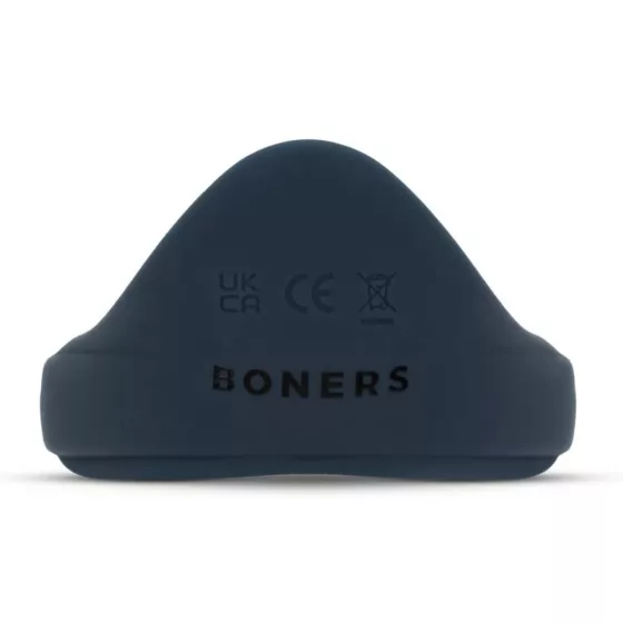 Boners – akkumulátoros vibrációs péniszgyűrű (kék).