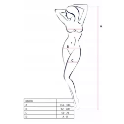 Passion – alul nyitott cicaruha (fekete)