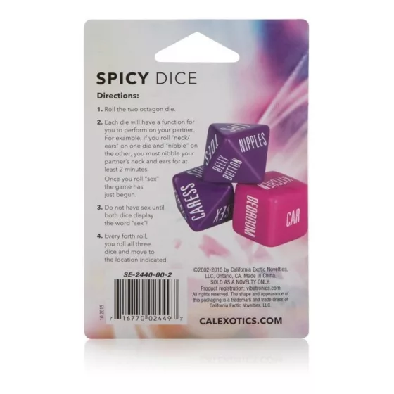 Calexotics – Spicy Dice 3 darab dobókocka