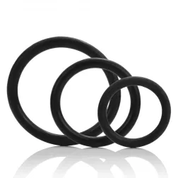 Calexotics Tri-Rings péniszgyűrű készlet (3 db)