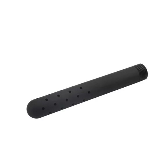 Chisa – Black Mont zuhanycsőre szerelhető anál tisztító (lyukak oldalt, 15 cm)
