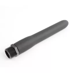   Chisa – Black Mont zuhanycsőre szerelhető, hajlékony anál tisztító szilikonból (16,5 cm)
