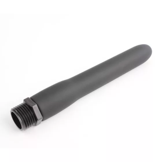 Chisa – Black Mont zuhanycsőre szerelhető, hajlékony anál tisztító szilikonból (16,5 cm)