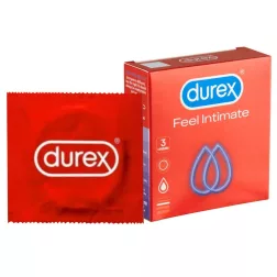 Durex Feel Intimate 3 db  extra síkosítású óvszer