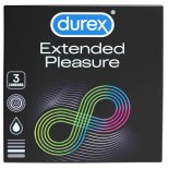   Durex Extended Pleasure 3 db óvszer, késleltető hatású síkosítóval