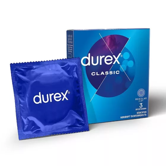 Durex – Classic óvszer (3 db)