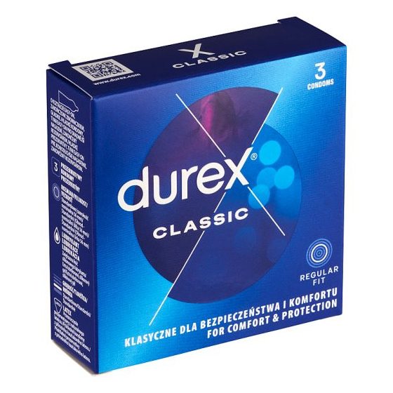 Durex Classic 3 db óvszer