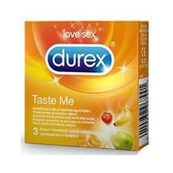 Durex Taste Me 3 db ízesített, színes óvszer
