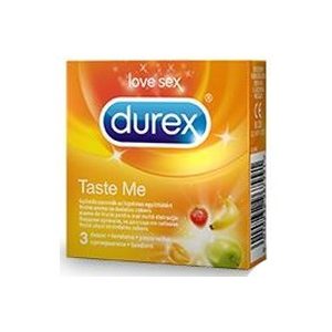 Durex Taste Me 3 db ízesített, színes óvszer