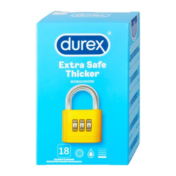 Durex Extra Safe 18 db vastagított falú óvszer