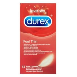 Durex Feel Thin 12 db vékonyfalú óvszer