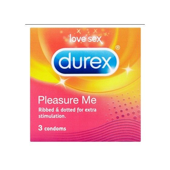 Durex Pleasure Me 3 db különleges felületű óvszer