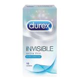 Durex Invisible Extra Sesnsitive vékony óvszer (10 db)