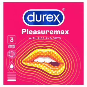 Durex Pleasuremax 3 db mintázott felületű óvszer