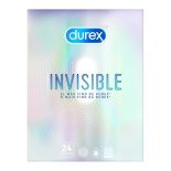 Durex Invisible Extra Sesnsitive vékony óvszer (24 db)