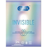   Durex Invisible Extra Lubricated vékony óvszer, extra síkosítással (24 db)