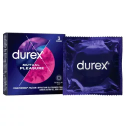   Durex – Mutual Pleasure redőzött, késleltető hatású óvszer (3 db)