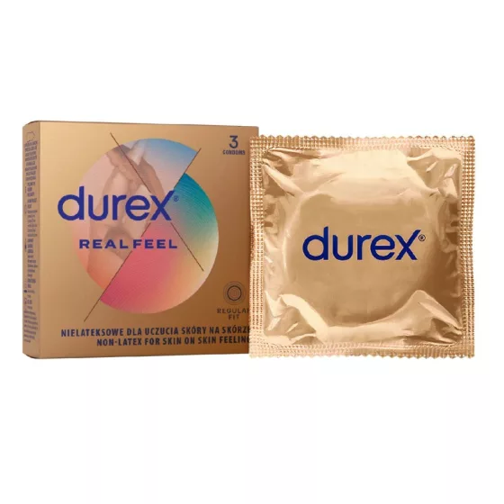 Durex – Real Feel latexmentes óvszer (3 db)