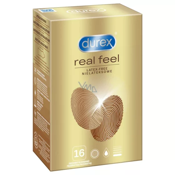 Durex – Real Feel latexmentes óvszer (16 db)