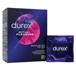   Durex – Mutual Pleasure redőzött, késleltető hatású óvszer (20db)