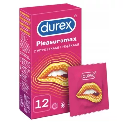 Durex – Pleasuremax mintázott felületű óvszer (12 db)