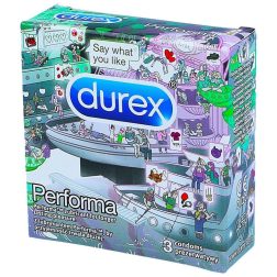 Durex Performa Emoji késleltetős óvszer (3 db)