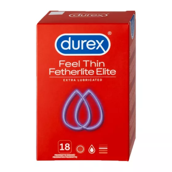 Durex Fetherlite Elite 18 db extra vékony óvszer