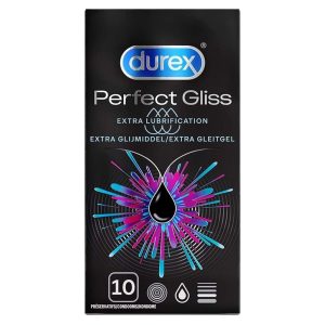 Durex Perfect Connection megerősített falvastagságú, extra síkosítású óvszer (10 db)