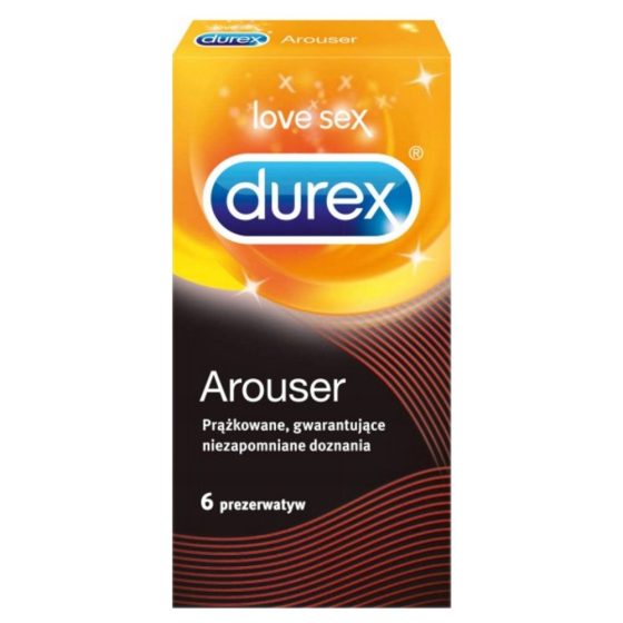 Durex Arouser redőzött felületű óvszer (6 db)