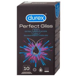   Durex Perfect Gliss megerősített falvastagságú, extra síkosítású óvszer (10 db)