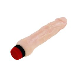   Realisztikus vibrátor, alul klitoriszdombbal (világos bőrszín)