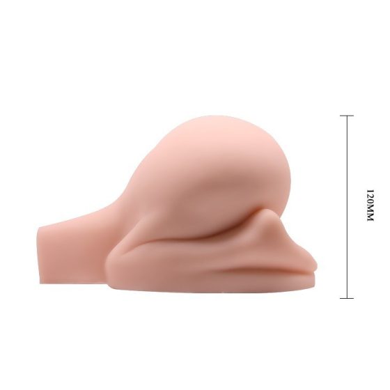 Crazy Bull vagina és ánusz maszturbátor vibrációval (lábakkal)