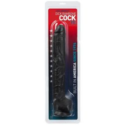 Dick Rambone Cock óriás dildó tapadókoronggal (fekete)
