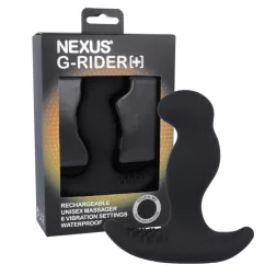 Nexus – G-Rider G-Pont dildó vibrációval (fekete).