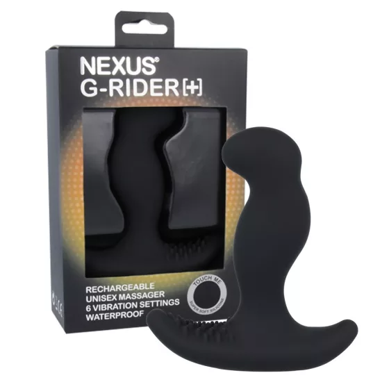 Nexus – G-Rider G-Pont dildó vibrációval (fekete).