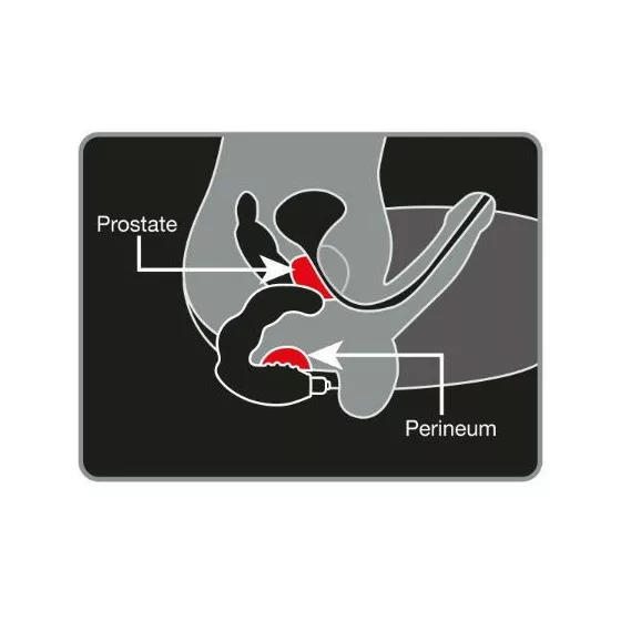 Rocks-Off – Bad Boy prosztatadildó és perineum vibrátor (fekete)