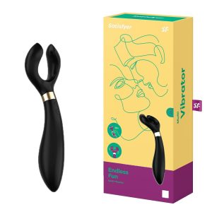 Satisfyer Endless Fun vibrációs kényeztető (fekete)