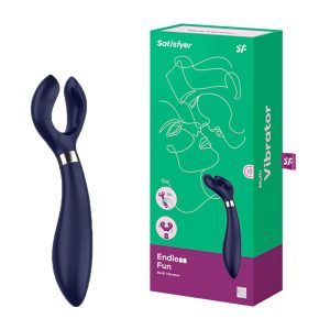 Satisfyer Endless Fun vibrációs kényeztető (kék)